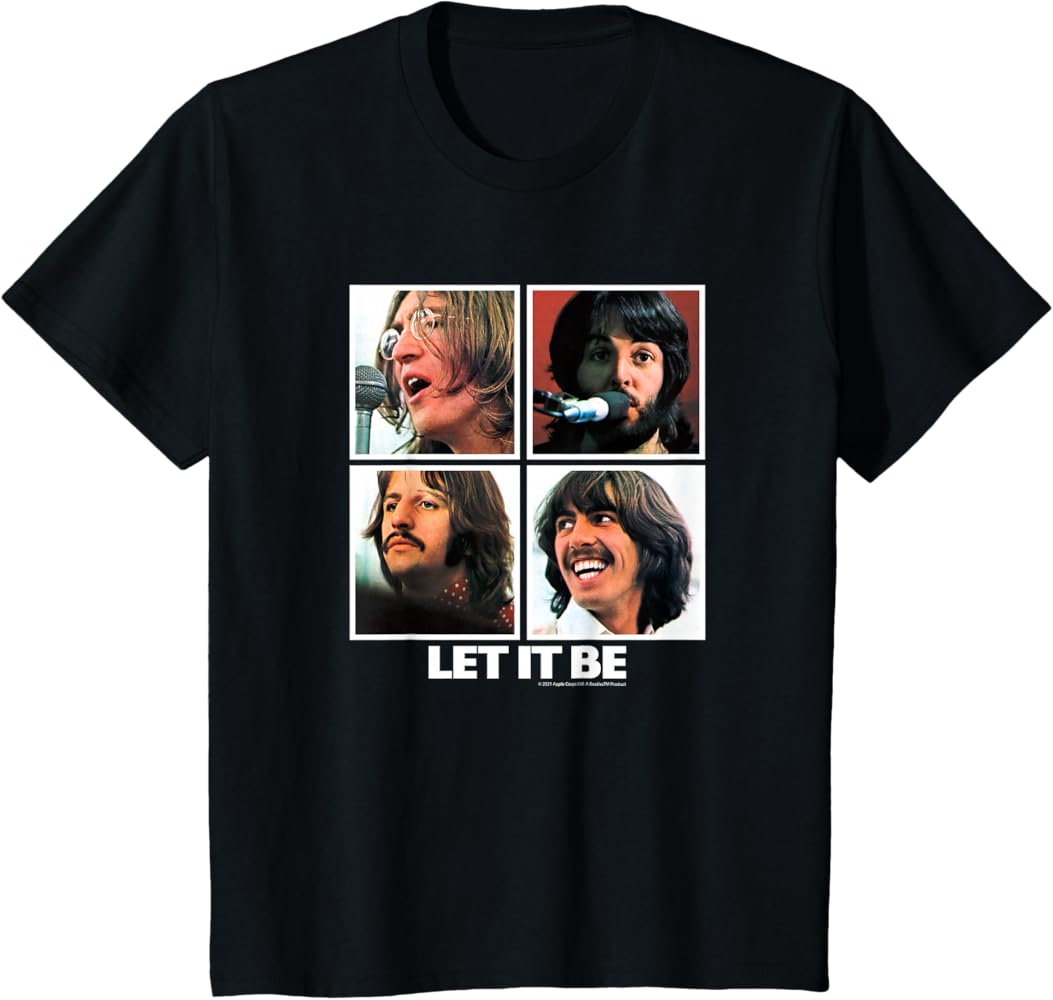 Amazon.com: The Beatles - Let it Be T-Shirt : Clothing, Shoes